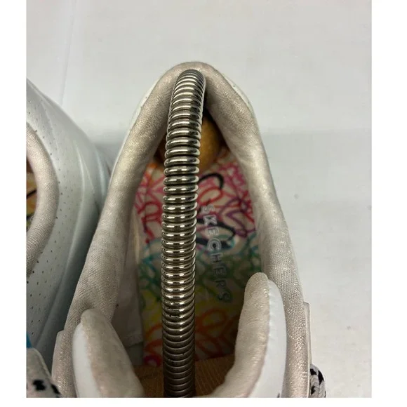 Skechers Uno Floating Love Sneakers Women's White Hearts Rainbow Casual Shoes 9 - Picture 7 of 16